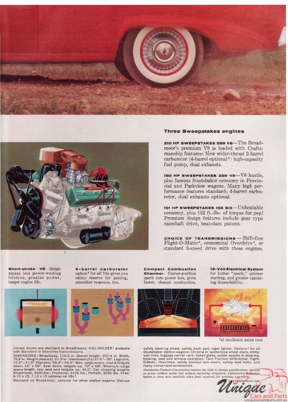 1957 Studebaker Wagons Brochure Page 8